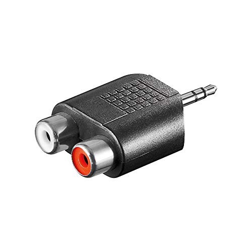 Cabo Adaptador WENTRONIC 3.5mm audio adaptateur Wentronic - Acessórios de áudio - adaptador, áudio, male/female, 3.5mm, 2x RCA
