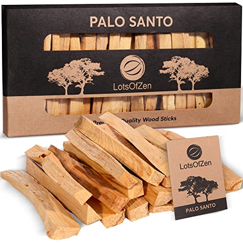 Varas de Palo Santo para Quemar (20 Unidades) LOTS OF ZEN - Desinfetantes de mãos e toalhetes - palo santo, 20 unidades, purificar, proteger