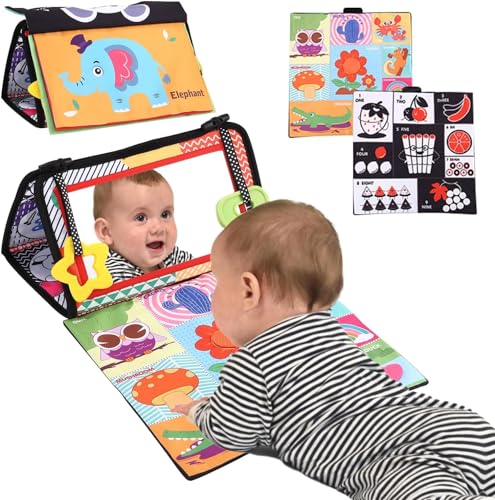 Espelho com Livros ZAWAER Branco e Preto Zawaer - Brinquedos - espelho, livros, branco, preto