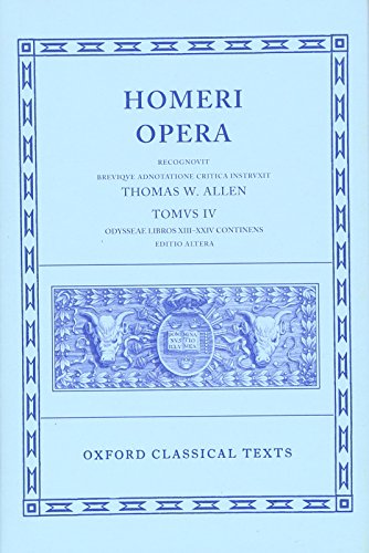 Livro Homer Vol.Iv.Odyssey (Books Xiii-Xxiv) de Homer (Inglês) Brand: Oxford University Press USA - Livros - livro, homer, odisseia, xiii-xxiv