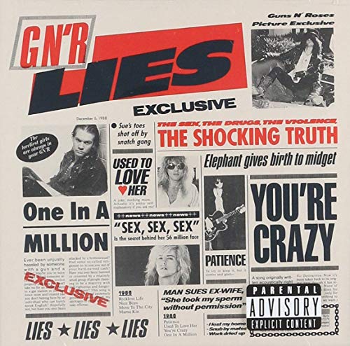 CD Geffen - GNR Lies (1 CDs) (Música) Geffen - Música e gravações de som - cd, geffen, gnr lies, música
