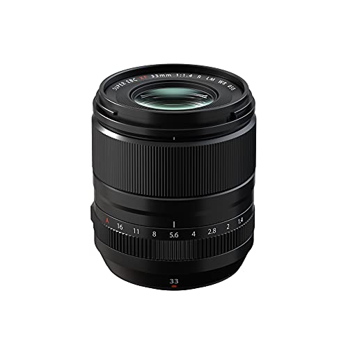 Objetiva FUJIFILM XF33MMF14R LM WR (Encaixe: Fujifilm X Mount - Abertura: f/22 - f/1.4) Fujifilm - Lentes de câmera - fujifilm x mount, abertura f/1.4, distância de foco 0.3m, lente padrão