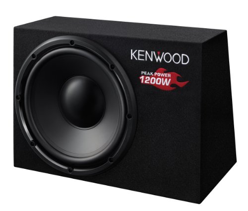 Coluna Auto KENWOOD KSC-W1200B (300 W - 50 Hz a 20000 Hz) Kenwood - Subwoofers para veículos a motor - 300 W, 50 Hz a 20000 Hz, 4 ohm, 30 cm woofer