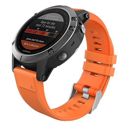 Relógio Desportivo GARMIN Fenix 5S (Bluetooth - Até 11 h de autonomia - Preto) MoKo - Computadores - bluetooth, 11h autonomia, preto, ion-lítio