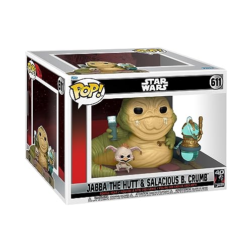 Figura FUNKO Pop! Deluxe: RotJ 40th-Jabba with Salacious Funko - Roupa - figura, funko pop, deluxe, rotj 40th, jabba, salacious