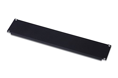 Painel de gestão de cabos DIGITUS DN-19 BLANK-PAN-2U Digitus - Ferragens para armários - 2U, preto, racks, compacto