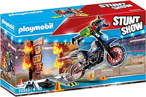 PLAYMOBIL Moto acrobática e show de acrobacias PLAYMOBIL - Conjuntos de brinquedos - moto, acrobacia, show