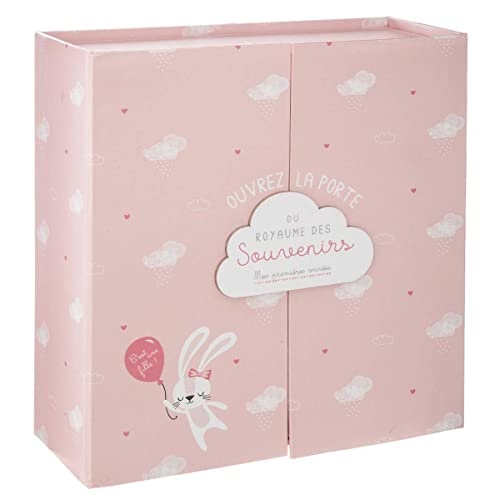 Caixa de Presente ATMOSPHERA Royaume des Souvenirs (22x22cm) ATMOSPHERA CREATEUR D'INTERIEUR - Caixas de presente e latas - ecológica, tampa transparente, cordão, recolha de impressões