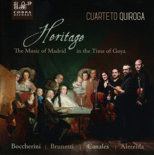 CD Heritage - The Music Of Madrid In The Time Of Goya (1 CDs) Cobra Records - Música e gravações de som - cd, herança, música de madrid, goya