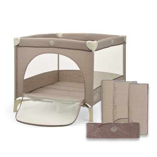 Parque de Viagem INNOVACIONES MS (Bege - 93 x 93 cm) Innovaciones MS SL - Móveis para bebês e crianças pequenas - 93 x 93 cm, fácil de montar, compacto, leve