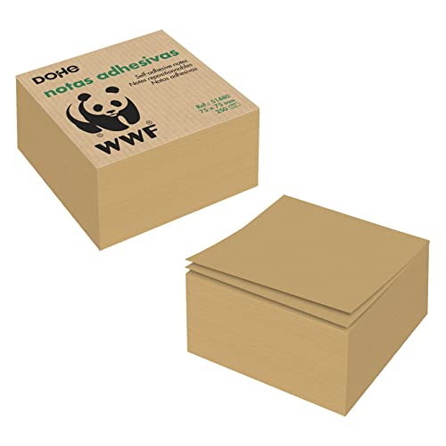 Notas Adesivas DOHE 75X75 Mm Papel Reciclado 250 Unidades Dohe S.A. - Notas autoadesivas - 250 unidades, 75x75mm, papel reciclado, adesivo forte