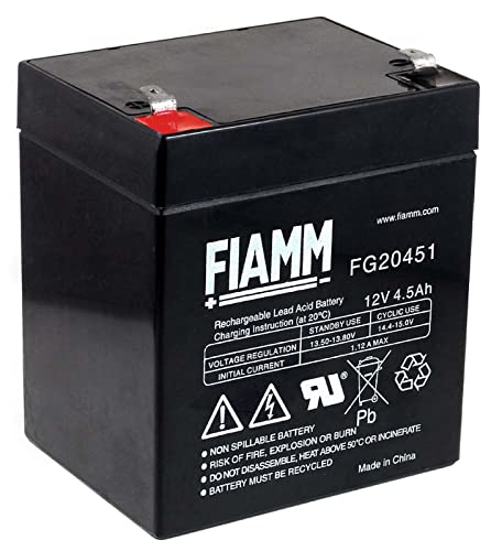 Bateria FIAMM FG20451 (Para Moto - 12V - 4.5Ah) FIAMM - Baterias - 12V, 4.5Ah, moto, jardinagem