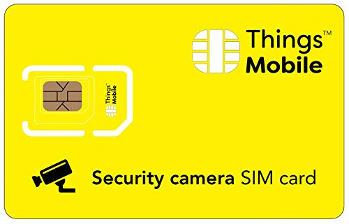 Cartão SIM para Câmera THINGS MOBILE (1 ano) Things Mobile - Câmeras de vigilância - cartão SIM, câmera, 1 ano