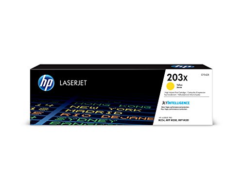 Toner HP 203X Original Amarelo (CF542X - 2500 páginas) HP - Cartuchos de toner e jato de tinta - toner, hp 203x, amarelo, cf542x, 2500 páginas