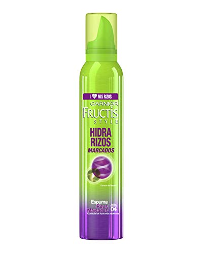 Garnier Fructis Style Creme hidratante para cabelo em espuma rizado Fructis - Produtos de styling de cabelo - hidratante, frisado, ondulado, proteção