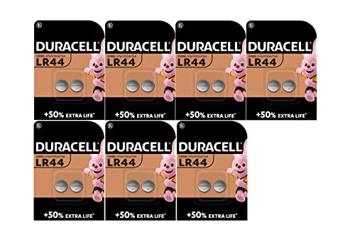 Pilhas DURACELL LR44 A76 V13GA 76A (14 unidades) Duracell - Baterias - ni-cd, telemóvel, pilha não recarregável, 1.5v