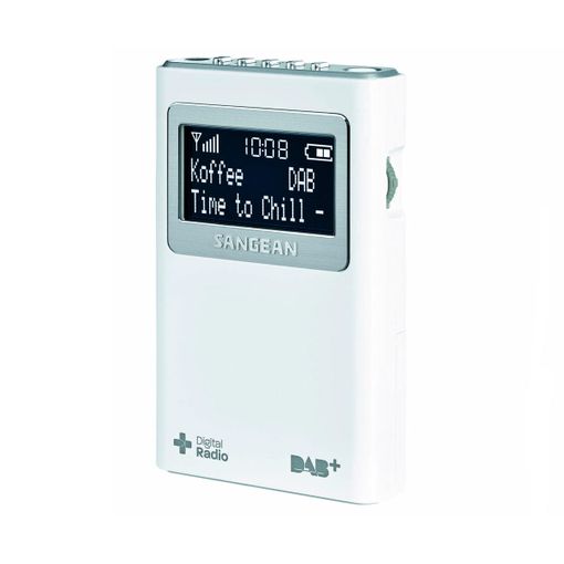 Rádio SANGEAN DPR-39 Branco (Digital - Analógico) Sangean - Radios - digital, analógico, estéreo, rds