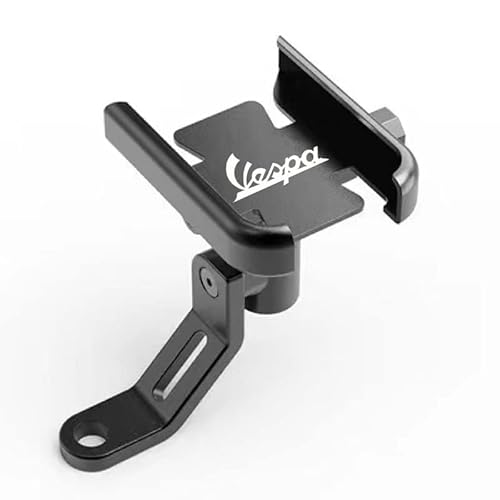 Suporte para Smartphone LCFZDQ Vespa Sprint Gts Gtv 50 150 250 300 300ie LCFZDQ - Auto-falantes veiculares - suporte, smartphone, preto, prateado, alumínio cnc, vespa