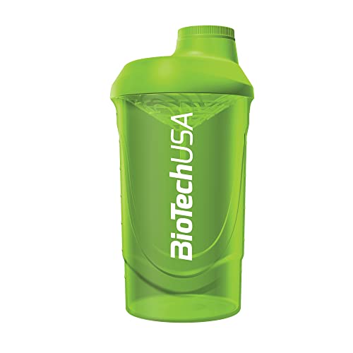 Bottle de agitador BIOTECH USA Wave (600ml) BioTech USA - Garrafas de engarrafamento - 600ml, poliéster, lavável à mão, fácil de limpar