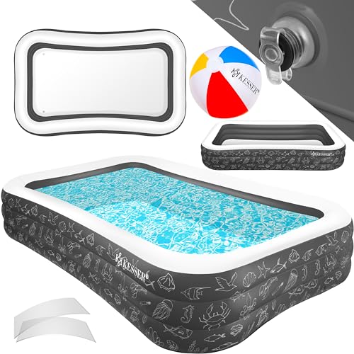 Piscina Insuflável Familiar KESSER (240x142x56cm) KESSER - Brinquedos - insuflável, familiar, 240x142x56cm