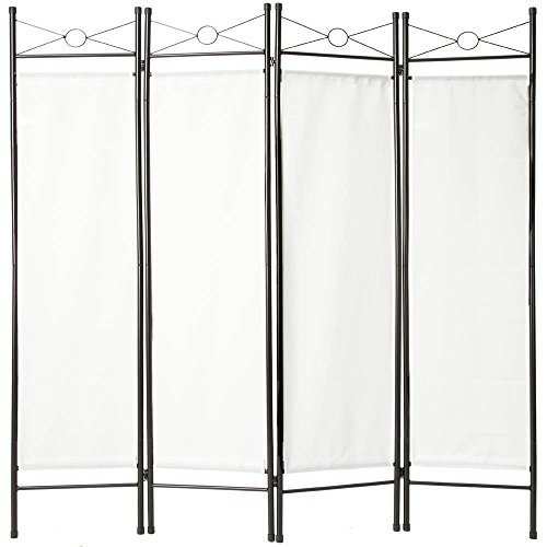 TecTake 401660 separador de ambientes Branco TecTake - Conjuntos de móveis - 180 cm, 6 kg, branco, poliéster