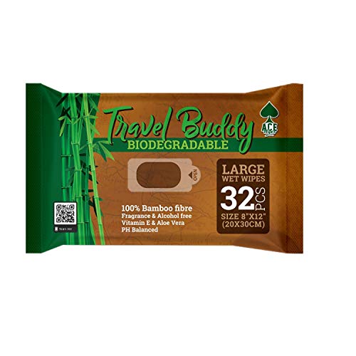 Toalhitas Húmidas ACE Wipes Travel Buddy Ace Wipes - Toalhitas higiénicas para adultos - toalhitas, húmidas, viagem