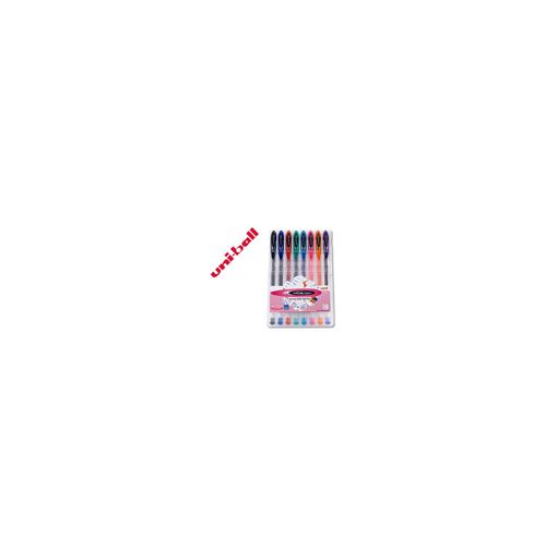 Canetas de Gel UNI-BALL UM-120 (Multicor - 0.7 mm) UNI-BALL - Canetas - multicor, 0.7 mm, tinta de gel, pontas metálicas