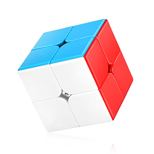 Cubo de velocidade 2x2 stickerless (Idade mínima recomendada: 8 anos) TOYESS - Jogos - cubo, velocidade, stickerless, idade mínima, 8 anos