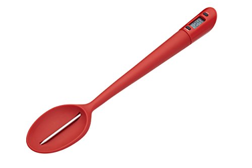 Colher de Cozinha Silicone com Termómetro Kitchen Craft Vermelho Kitchen Craft - Termômetros de cozinha - silicone, termómetro, vermelho
