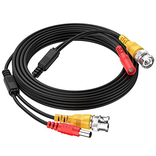 Cocar 16FT 5M All-In-One BNC Video Extension Cable with Power Plug for CCTV System Cocar - Acessórios de câmera de vigilância - 16FT, 5m, bnc, cctv, extensão de vídeo