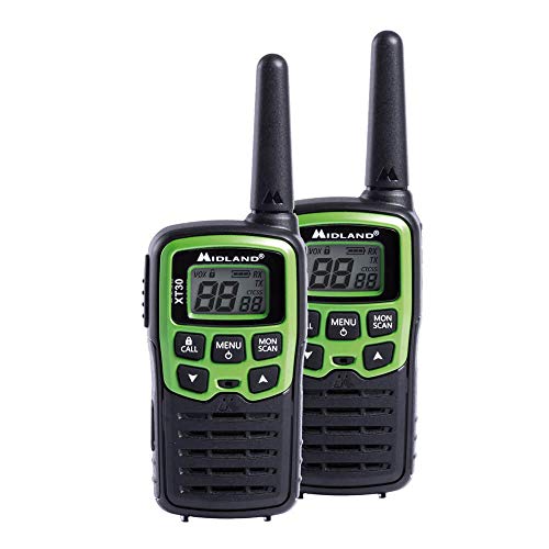 Walkie-Talkie MIDLAND XT30 (16 Canales - Hasta 10 Km - Blanco) Midland - Rádios bidirecionais - 16 canais, 10 km, voz, PMR446