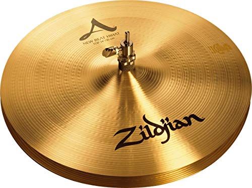 Sino ZILDJIAN New Beat Hi-Hat (14'' - Paquete de 2) Zildjian - Pratos de choque - 14 polegadas, 2 unidades, sonoridade cristalina, equilibrado