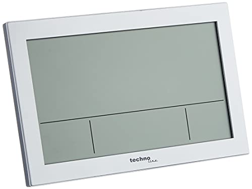 Relógio de Parede TECHNOLINE WS 8016 Cinza Technoline - Relógios de parede - visor LED, display LCD, temperatura interior, humidade interior, alarme diário