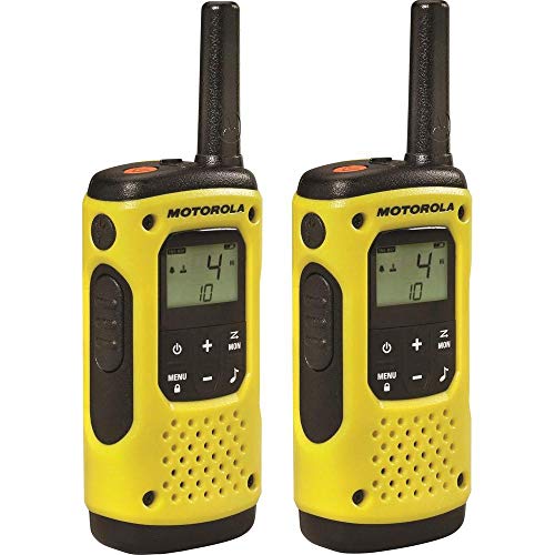 Walkie-Talkies MOTOROLA T92 (16 Canais - Até 8 Km - Até 18h - Amarelo) ONLINESHOP SRL - Rádios bidirecionais - 16 canais, até 8 km, até 18h, 800mah