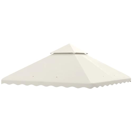 Toldo de Substituição Outsunny | 3x3 m - Bege Outsunny - Acessórios para toldos e gazebos - 3x3 m, bege