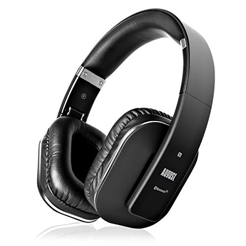 Auscultadores Bluetooth AUGUST EP650 (On Ear - Microfone - Preto) August - Fones de ouvido e headsets - bluetooth, microfone, usb, preto