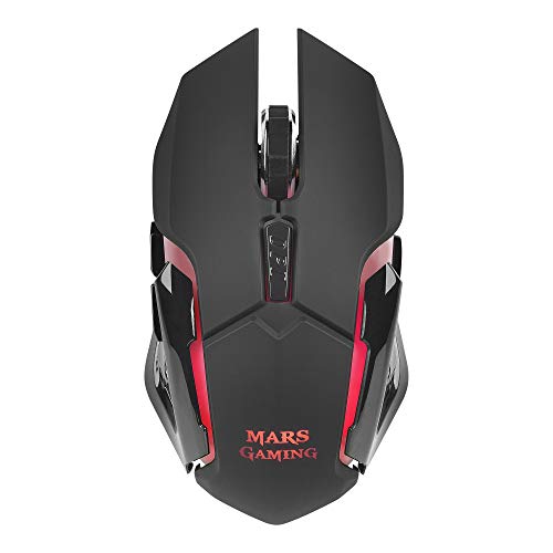 Rato MARS GAMING MMW (Ótico - 1000 dpi - Preto) Mars Gaming - Ratos e trackballs - óptico, 1000 dpi, preto