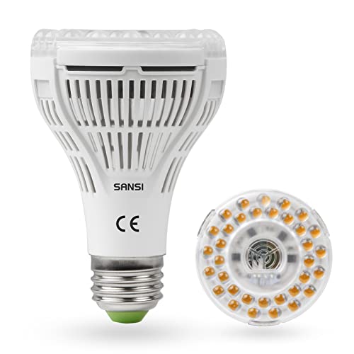 Lâmpada LED para Cultivo de Plantas SANSI 15W E27 SANSI - Lâmpadas - led, regulável, e27, 15W