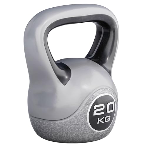 Halteres GORILLA SPORTS 2-20Kg (Cinzento - Plástico) GORILLA SPORTS GMBH - Levantamento de peso - 20 kg, plástico, cinzento, 11x11x18 cm