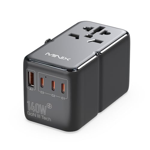Adaptador e transformador MINIX MC-UNIV-140W Dongguan Best Travel Electronics Co., Ltd - Carregadores de bateria de uso geral - transformador, 140W