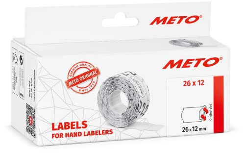 Etiqueta para Preços Original METO (26 x 12 mm) Meto - Etiquetas e tags - 26 x 12 mm, original, fácil, rápido