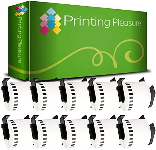 Etiquetas para impressão PRINTER'S PLEASURE Printing Pleasure no Brother original - Papel de impressora e copiadora - etiquetas, impressão, 10 metros, 50mm, 1000 etiquetas
