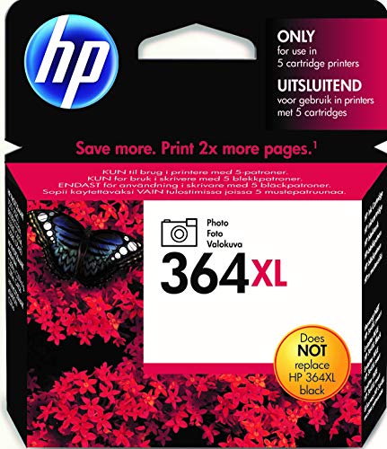 Tinteiro HP 364XL Original Preto Foto (CB322EE) HP - Cartuchos de toner e jato de tinta - tinteiro, HP 364XL, preto foto, cb322ee