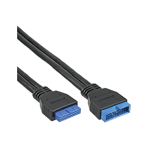 Cabo Adaptador INLINE 33448I USB2.0 A para RJ45 Preto InLine - Cabos de armazenamento e transferência de dados - usb 2.0, rj45, preto, 0,35m