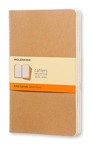 Caderno e Bloco de Notas MOLESKINE Caderno com Capa de Couro - Castanho Moleskine - Cadernos e bloco de notas - capa de couro, castanho, 16 folhas destacáveis, bolsa interior