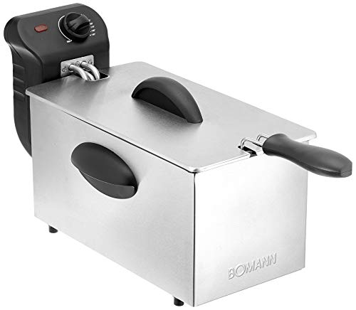 Friteuse Bomann FR 2264 CB | Acier inoxydable (Cuisson PEM) Bomann - Fritadeiras - 3L, 190°C, inox, termostato regulável