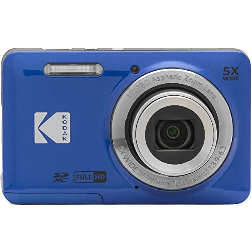 Máquina Fotográfica Compacta KODAK FZ55 (Azul - 16 MP - ISO: 80 a 1600 - Zoom Ótico: 5x) Kodak - Câmeras digitais - 16 MP, ISO 80-1600, zoom ótico 5x