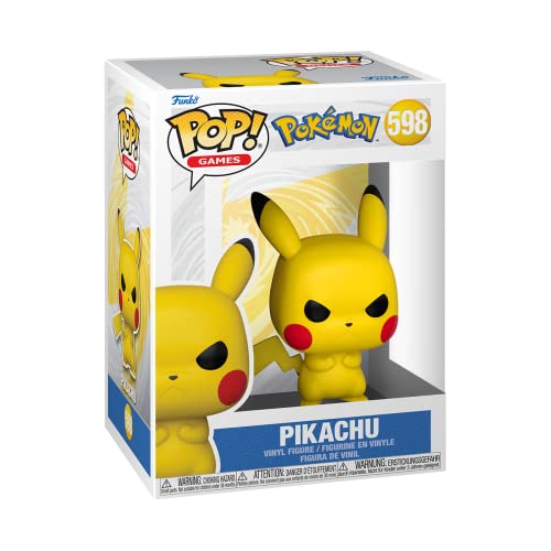 Figura FUNKO POP! Games: Pokémon - Grumpy Pikachu Funko - Brinquedos - figura, vinil, grumpy pikachu, pokemon, 2º season pack