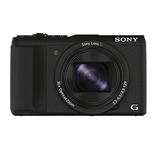 Máquina Fotográfica Compacta SONY HX60V (Preto - 20.1 MP - ISO: Auto a 3200 - Zoom Ótico: 30x) Sony - Peças e acessórios para câmeras - 20.1 MP, ISO auto a 3200, zoom ótico 30x