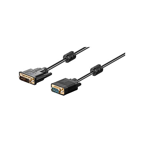 Adaptador de Cabo de vídeo DIGITUS DK-1644-010/B Wentronic - Cabos - 10m, dvi-i, vga, masculino-masculino